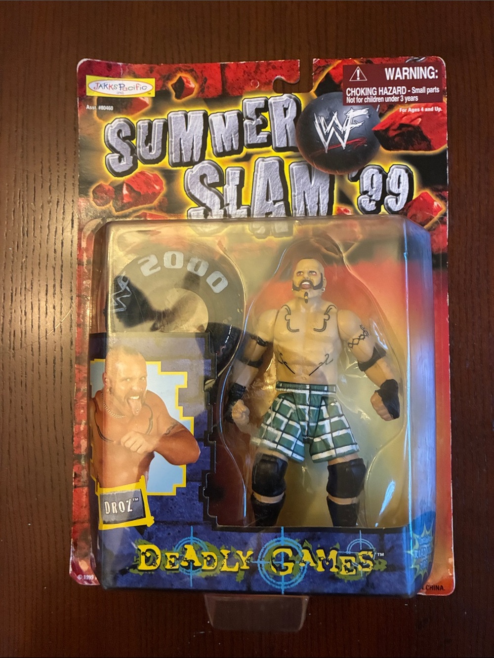 Jakks Droz Summerslam Wrestling Figure Darren Drozdov Deadly Games